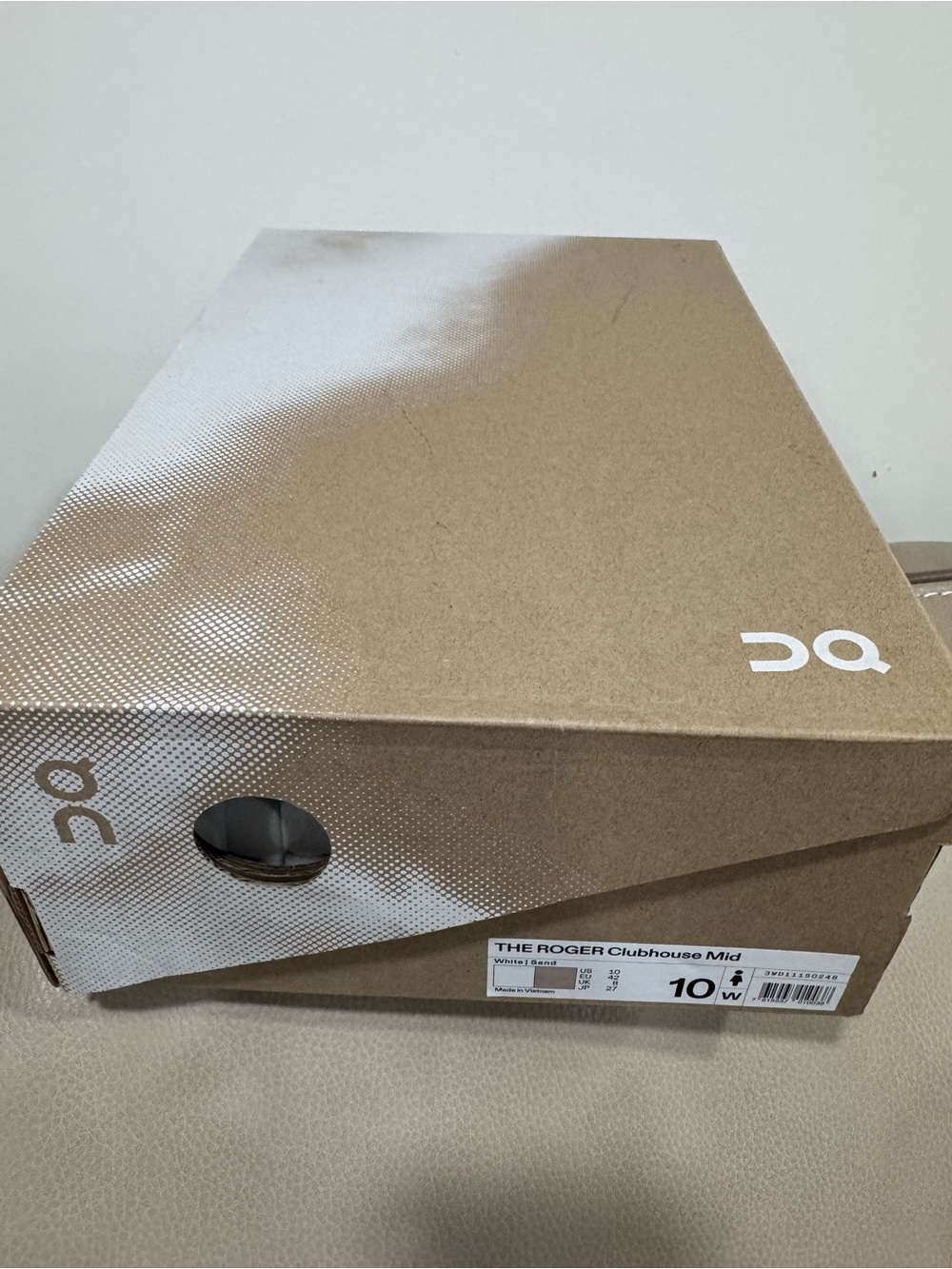 ON CLOUD The Roger (Federer) High-Top Sneakers in White SIZE 10 Women’s /Men’s 8 - Picture 10 of 11